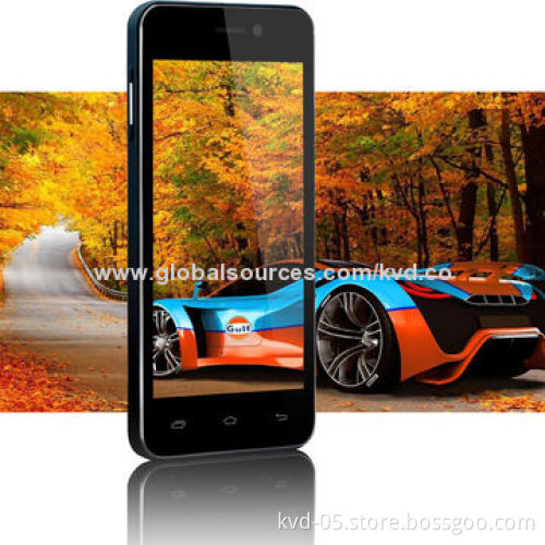 Touchscreen mobile phone with Android 4.4 4.5QHD IPS Quad core1.3GHZ